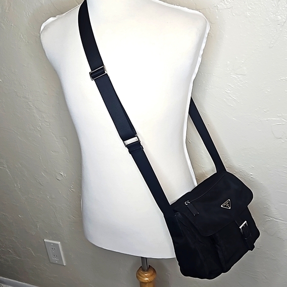 Authentic Prada Vela Tessuto Crossbody Bag - Picture 15 of 16